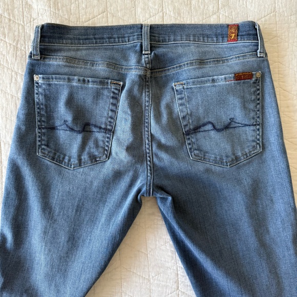 7 FOR ALL MANKIND JOSEPHINE BOYFRIEND JEANS SIZE 28 - Picture 2 of 2